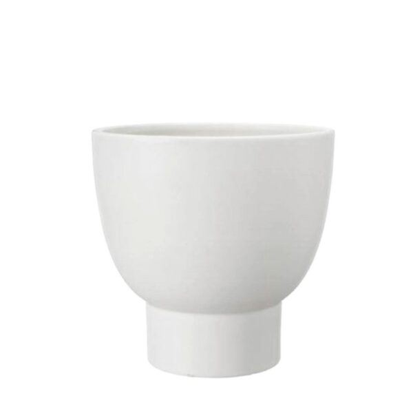 Lillepott Megan Ø15x h15cm valge matt