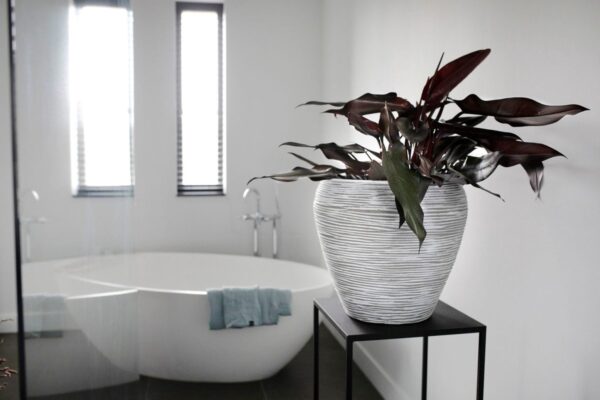 Lillepott Rib NL Ø42x h38cm kuldne