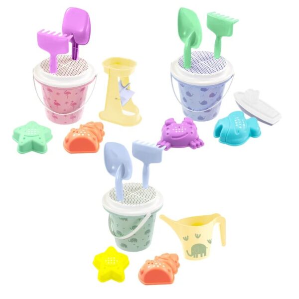 Liivakasti mänguasjade komplekt ämbris, erinevad 1tk