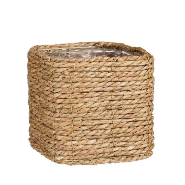 Punutud korv Belmond 22x22x h20cm kile siuga, pruun