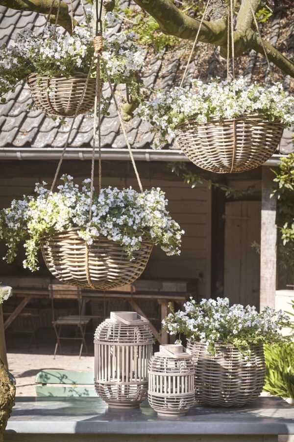 Amplipott punutud Marcia Ø40x h20cm hall