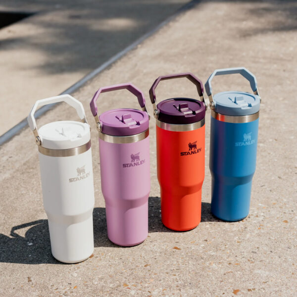 Joogipudel Stanley IceFlow Flip Straw valge 0.89L