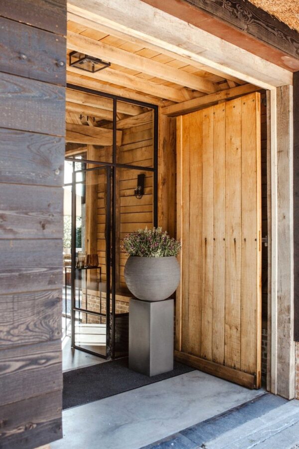 Lillepott Rib NL Ø40x h32cm kuldne