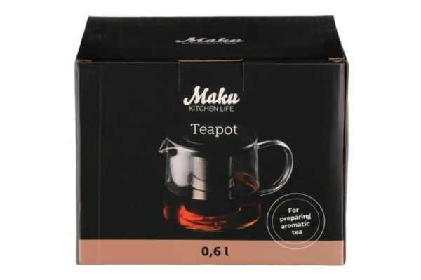 Maku teekann 0,6L klaasist