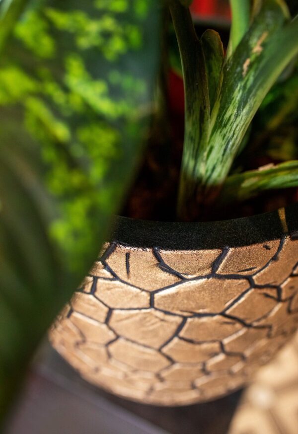 Lillepott Clay NL Ø35x h34cm kuldne