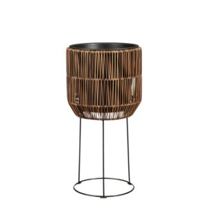 Lillepott Peta jalal Ø28x h55cm pruun