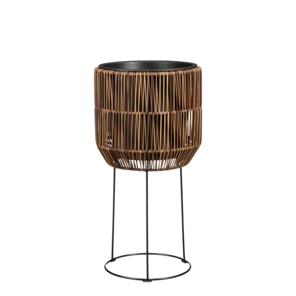 Lillepott Peta jalal Ø28x h55cm pruun