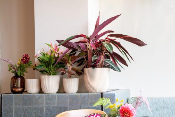 Lillepott Groove Ø16,5x h15cm vaskne