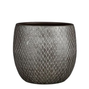 Lillepott Madeira Ø28x h28cm hõbedane