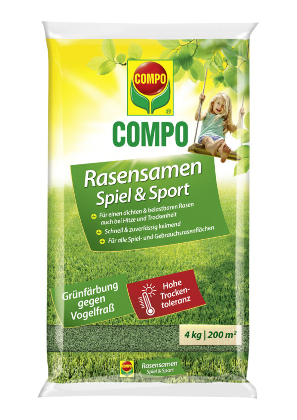 Compo muruseeme mängu- ja spordiväljakutele ning üldkasutatavatele muruplatsidele 4kg