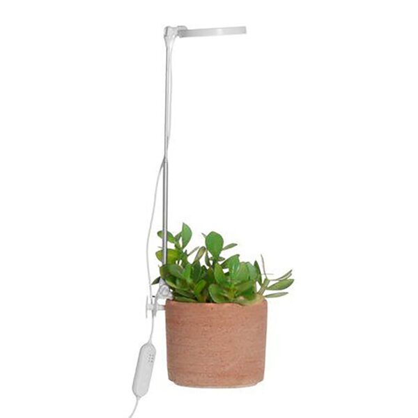 Taimelamp Led valge 13x10x h33cm