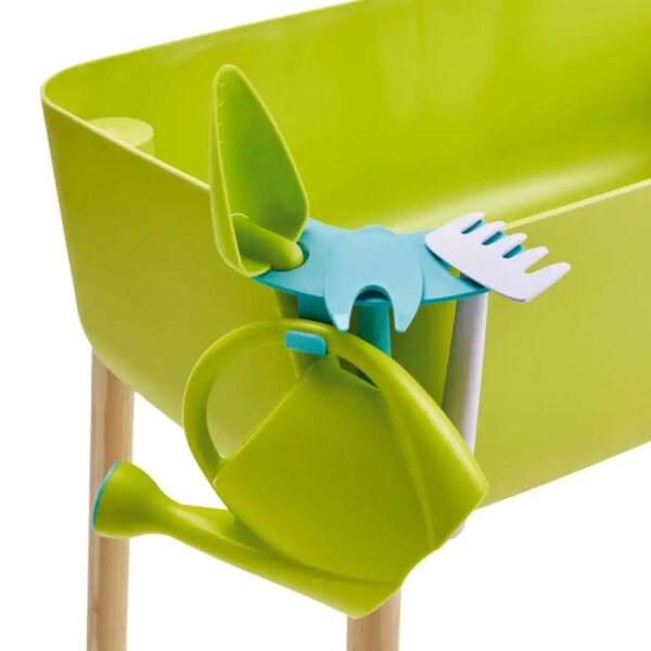 Komplekt lastele taimekast ja tööriistad, roheline