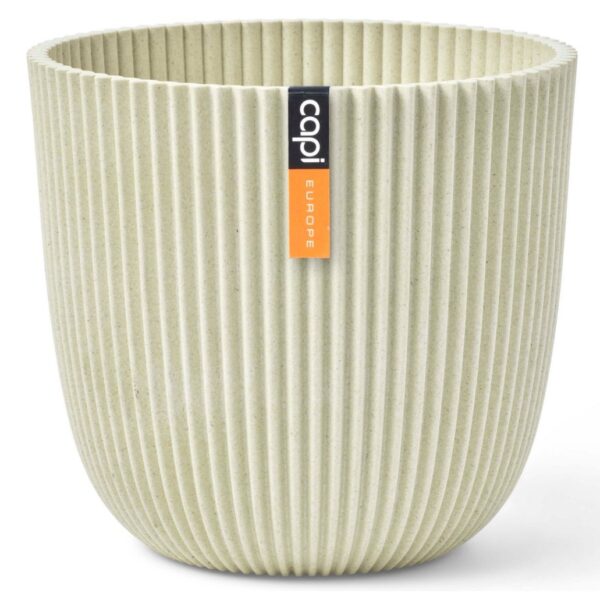 Lillepott Groove Ø21,5x h20cm valge