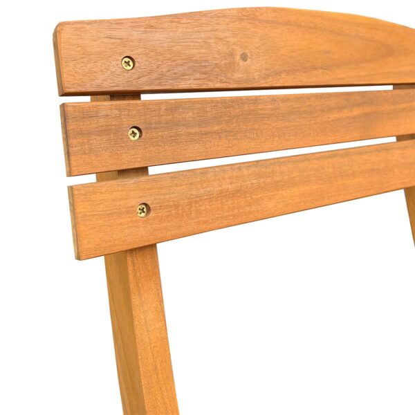 Aiamööbli komplekt Bistro laud ja 2 tooli akaatsiapuust