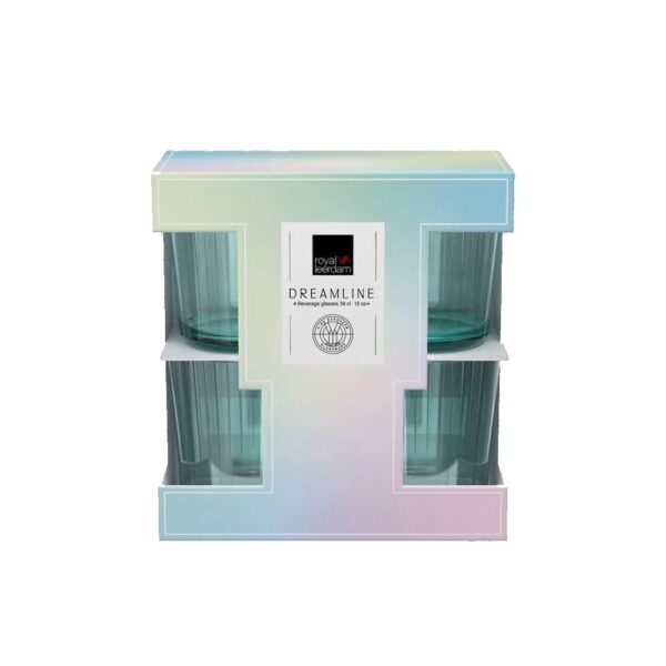 Joogiklaas Dreamline roheline 37cl 4tk/pk