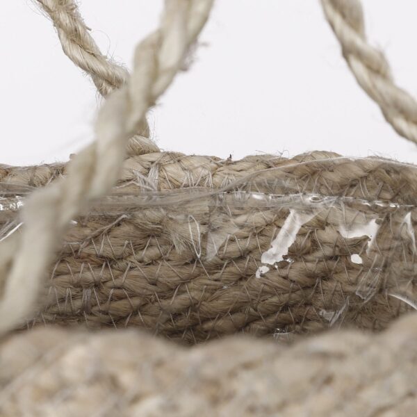 Lillepott Atlantic Ø14x h14cm rippuv, kile sisuga, kreem