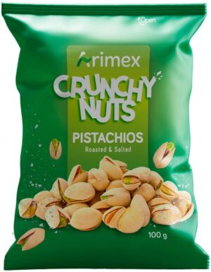 Arimex Crunchy Nuts röstitud soolased pistaatsiapähklid 100g