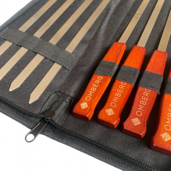šašlõkivardad Omberg puidust käepidemega, 43,5cm
