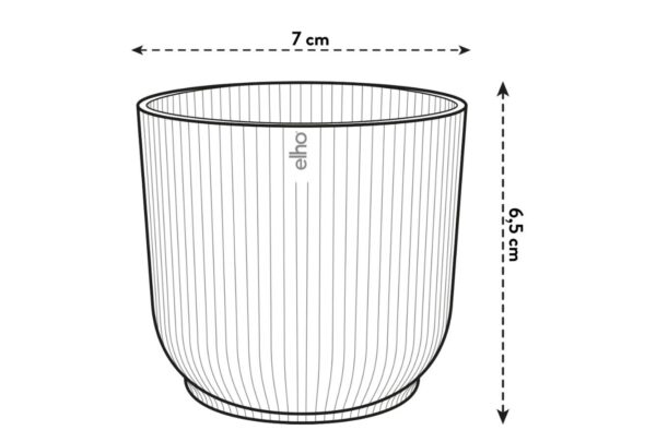 Lillepott Vibes Fold Mini Ø7x h7cm sügavsinine