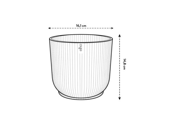 Lillepott Winery Ø16x h15cm bordoopunane