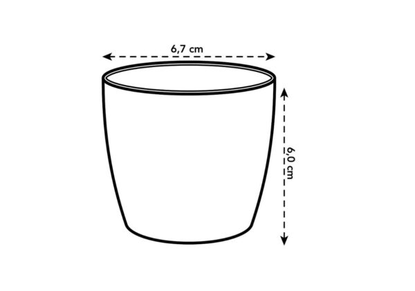 Lillepott Brussels Mini lilla Ø7x h6cm