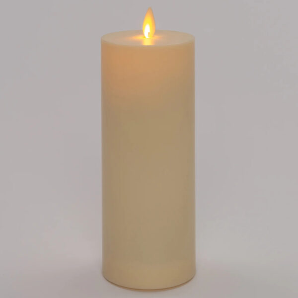 Led küünal liikuv leek, kreem IP44 Ø8x h20cm