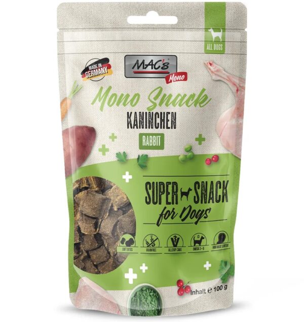 Maius koerale MAC's Mono jäneselihaga, pehme 100g