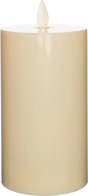 Led küünal liikuv leek, kreem IP44 Ø8x h14cm