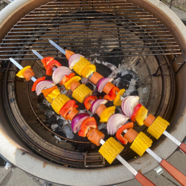 šašlõkivardad Omberg puidust käepidemega, 43,5cm