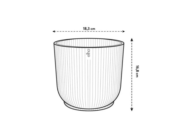 Lillepott Winery Ø18x h17cm ploomililla