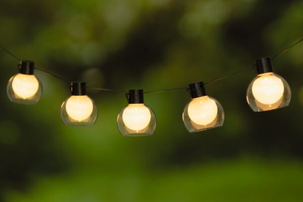 Valguskett solar Dome 10LED soe valge IP44