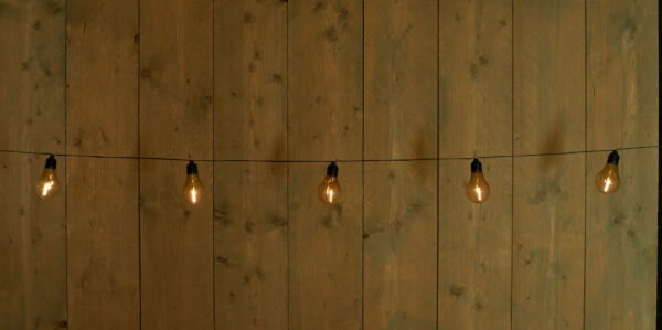 Solar valguskett pirnid 10LED 4,5m soe valge IP44