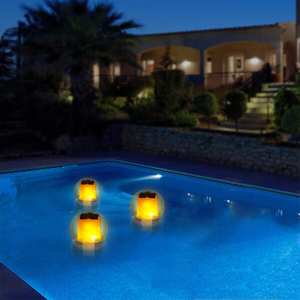 Solarvalgusti läbipaistev Ø7,6x h7,6cm