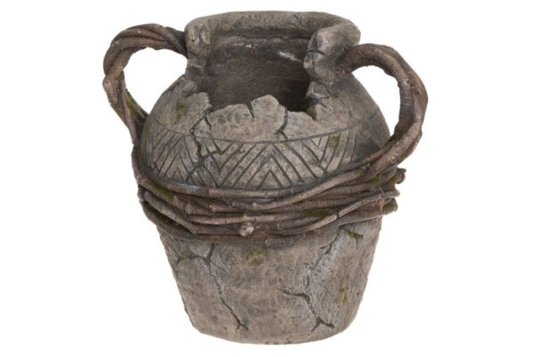 Lillepott Broken Jar 36x27x h30,5cm helehall