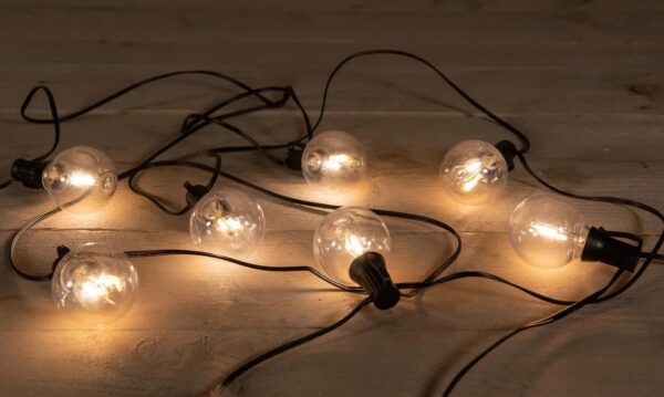 Valguskett 10 LED 5m pikendatav, valge, IP44