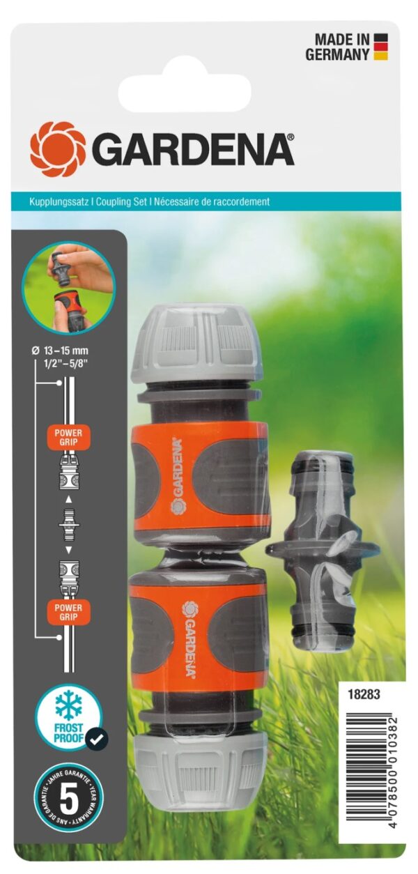 Vooliku kiiruühendus jätku komplekt Gardena Original System 13mm