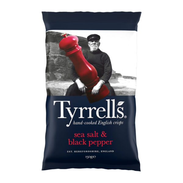 Kartulikrõpsud meresoola ja musta pipraga 150g