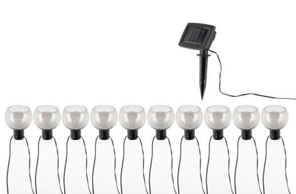 Valguskett solar Dome 10LED soe valge IP44