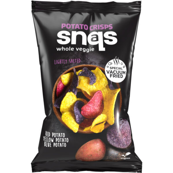 Snaqs kartulichipsid (punane-kollane-sinine kartul) 75g