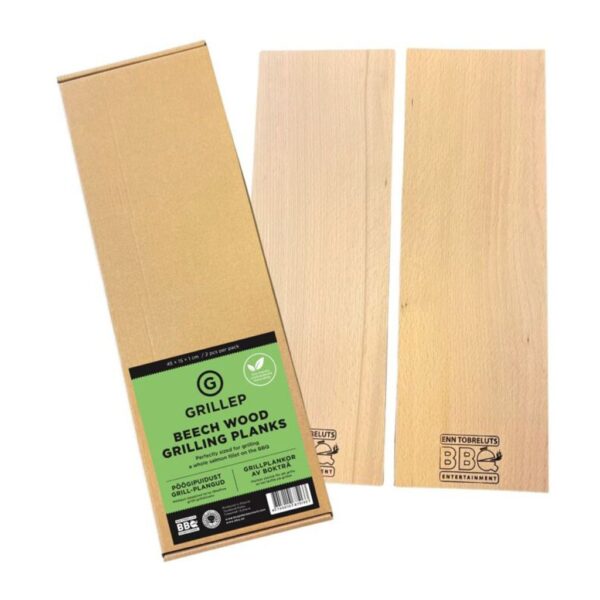 Pöögipuust grillplank Grillep 45x15x1cm, 2tk/pk