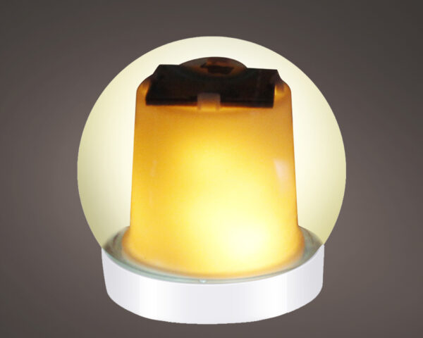 Solarvalgusti läbipaistev Ø7,6x h7,6cm