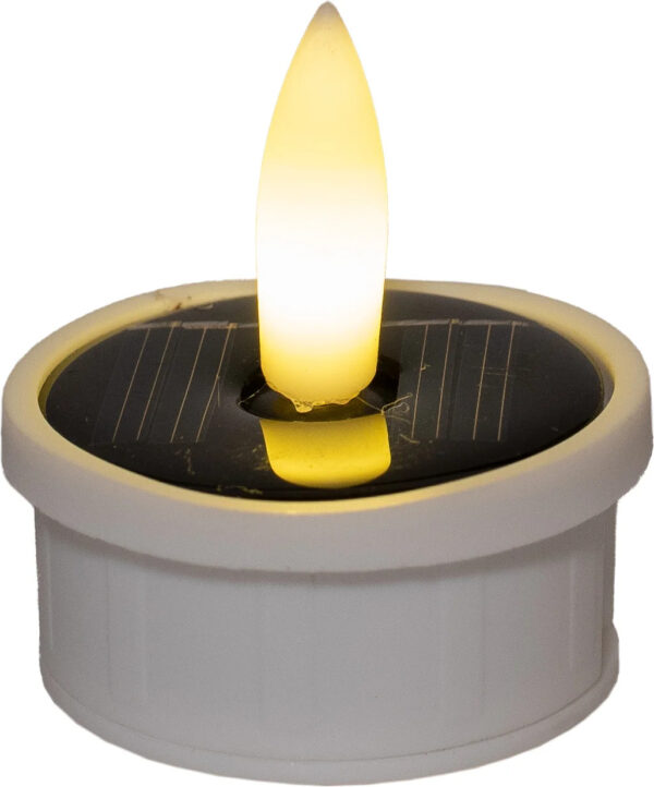 Solar teeküünal 3D 3tk/pk valge IP44 3,7x h2,3cm