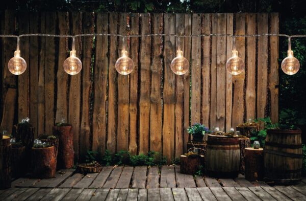 Valguskett läbipaistev 50LED 10m soe valge IP44