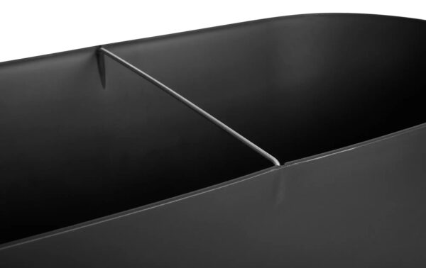 Rõdukast Greenville Terrace Trough ratastel 80cm must