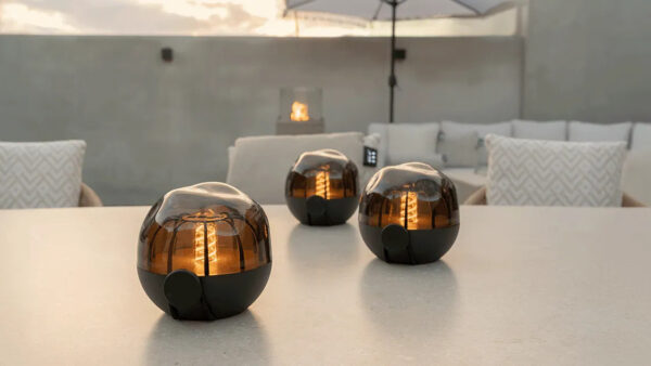 Laualambid Cosifera 3 LED must IP54 3tk/komp