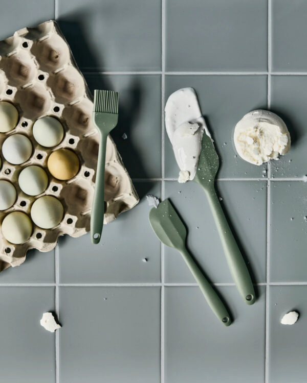 Köögitarvikud silikoonist Bake roheline