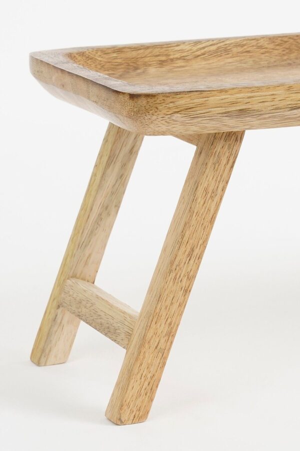 Serveerimisalus Duko jalgadel, pruun 40x15x h14,5cm