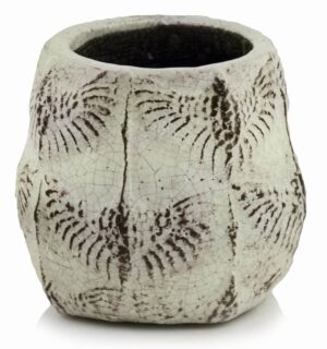 Lillepott Linnud Ø22x h19cm valge