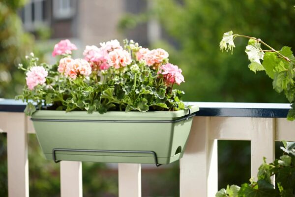 Rõdukast Barcelona All in One konksudega 50cm roheline