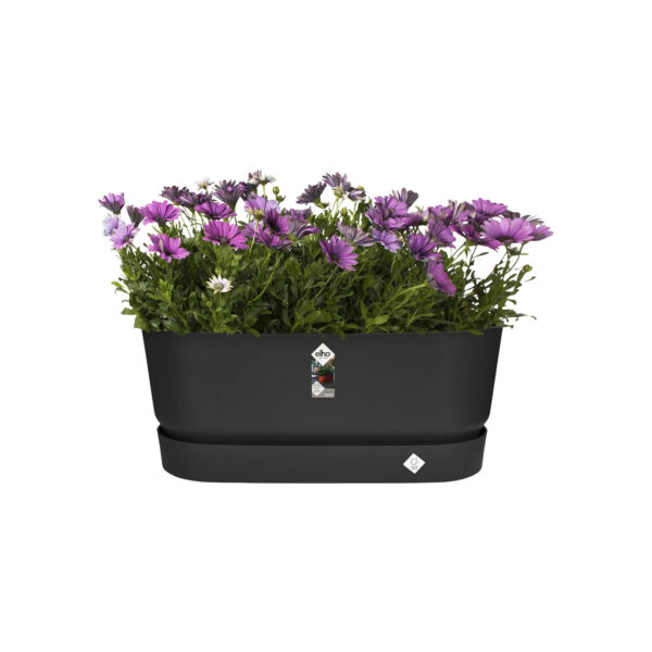 Rõdukast Greenville Terrace Trough ratastel 80cm must